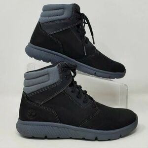 Timberland Boltero Mid Sneaker Boots Black Gray TB 0A26PT 001 Youth Size 2.5 New